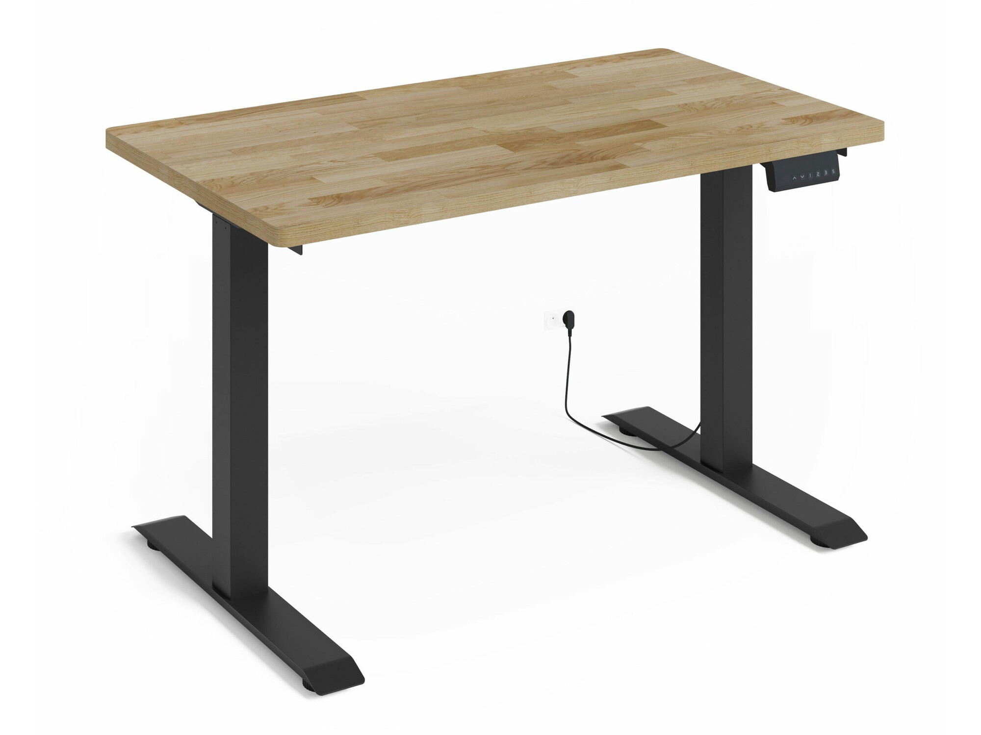 Höhenverstellbarer Schreibtisch Buffalo 200 (Schwarz)