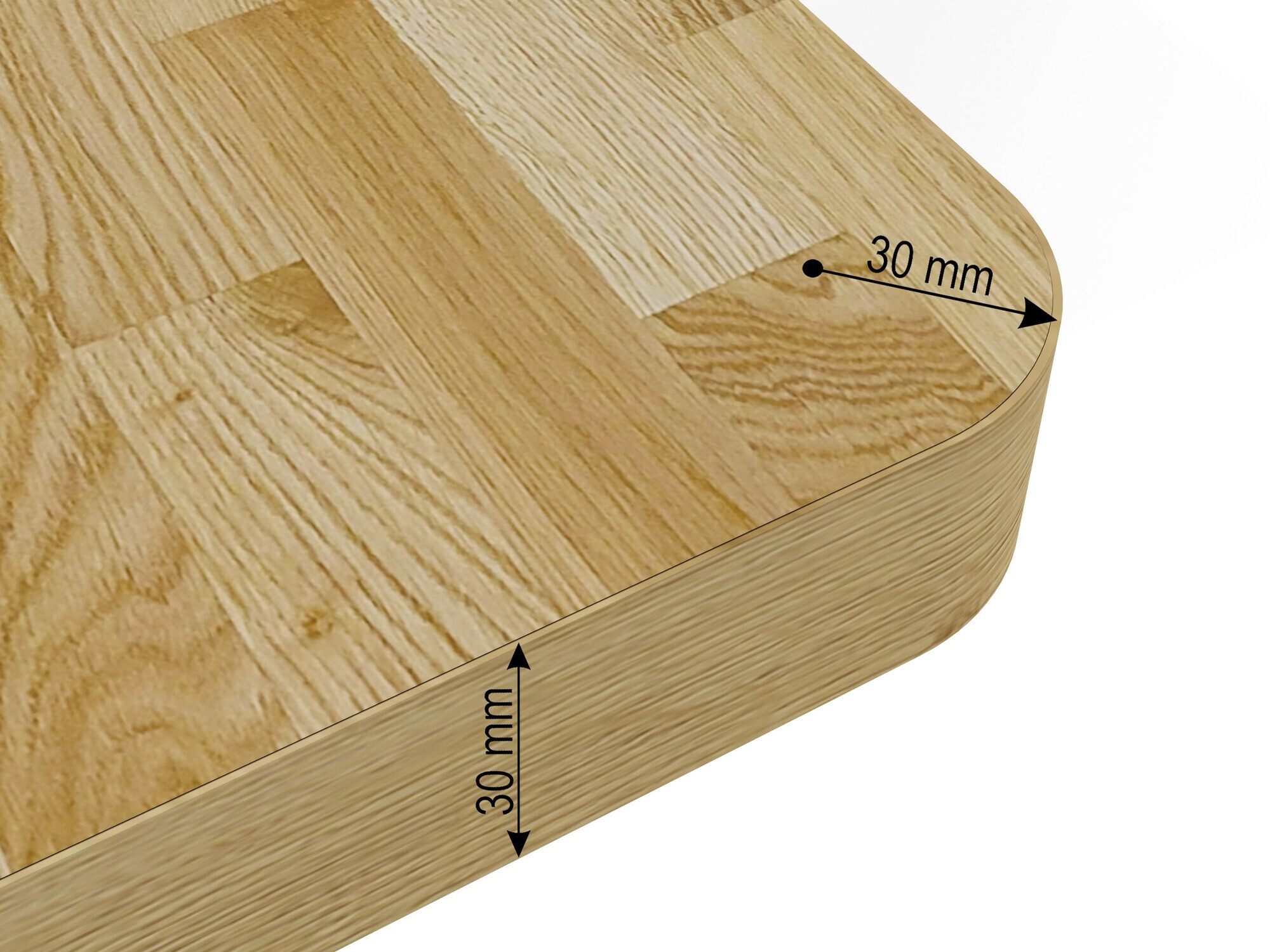 Höhenverstellbarer Schreibtisch Buffalo 200 (Weiß)