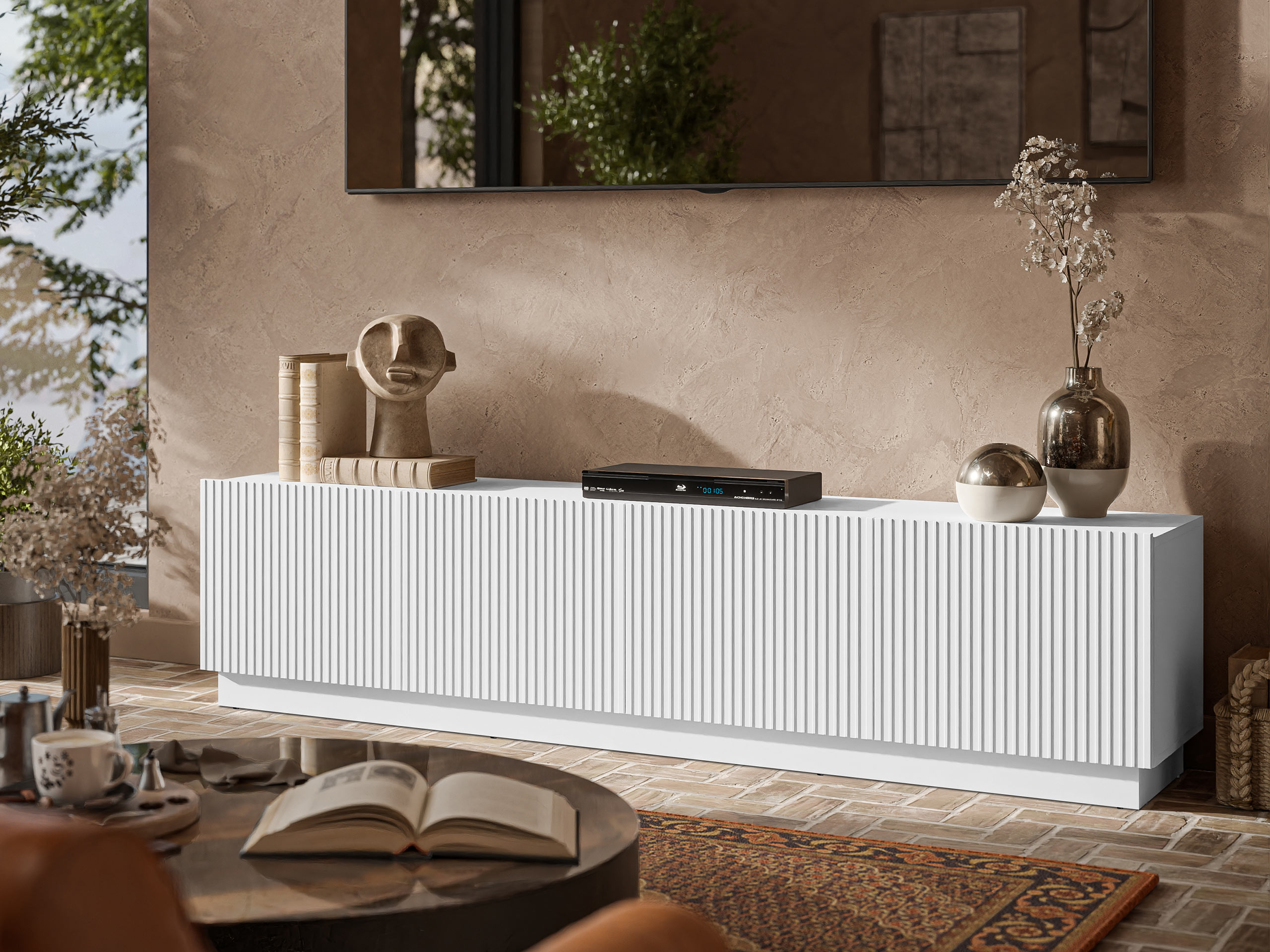 TV-Möbel Lingua I (Weiß)