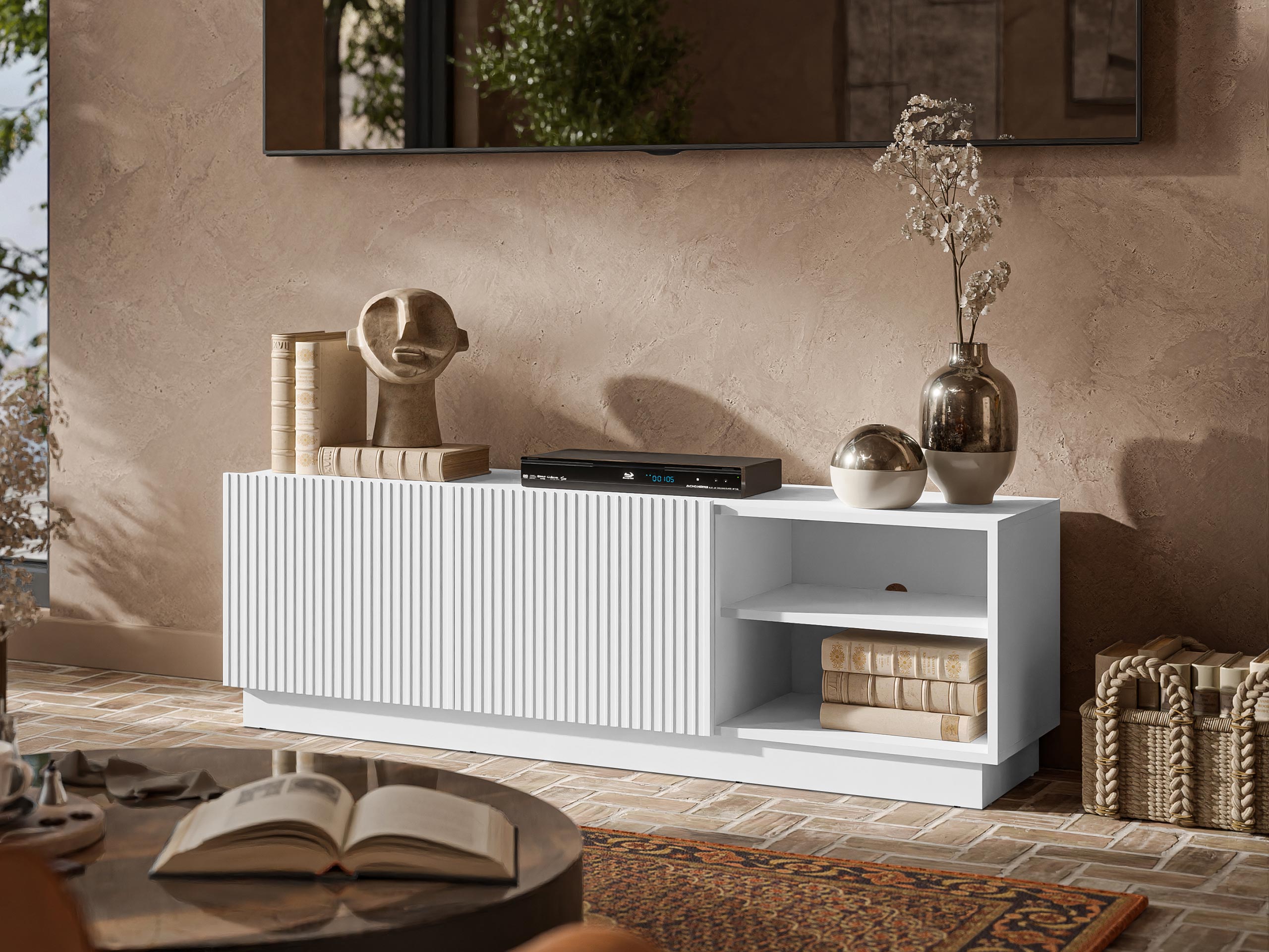 TV-Möbel Lingua (Weiß)