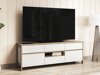 TV-Möbel Fermaru 102 (Weiß + Eichenholzoptik)