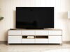 TV-Möbel Fermaru 103 (Weiß + Eichenholzoptik)