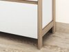 TV-Möbel Fermaru 103 (Weiß + Eichenholzoptik)