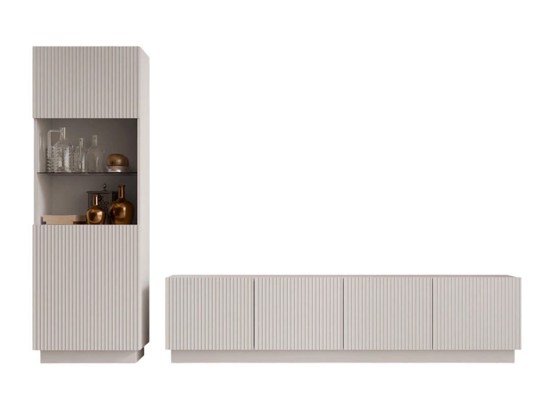 Wohnzimmer-Sets Lusonu 107 (Kaschmir)