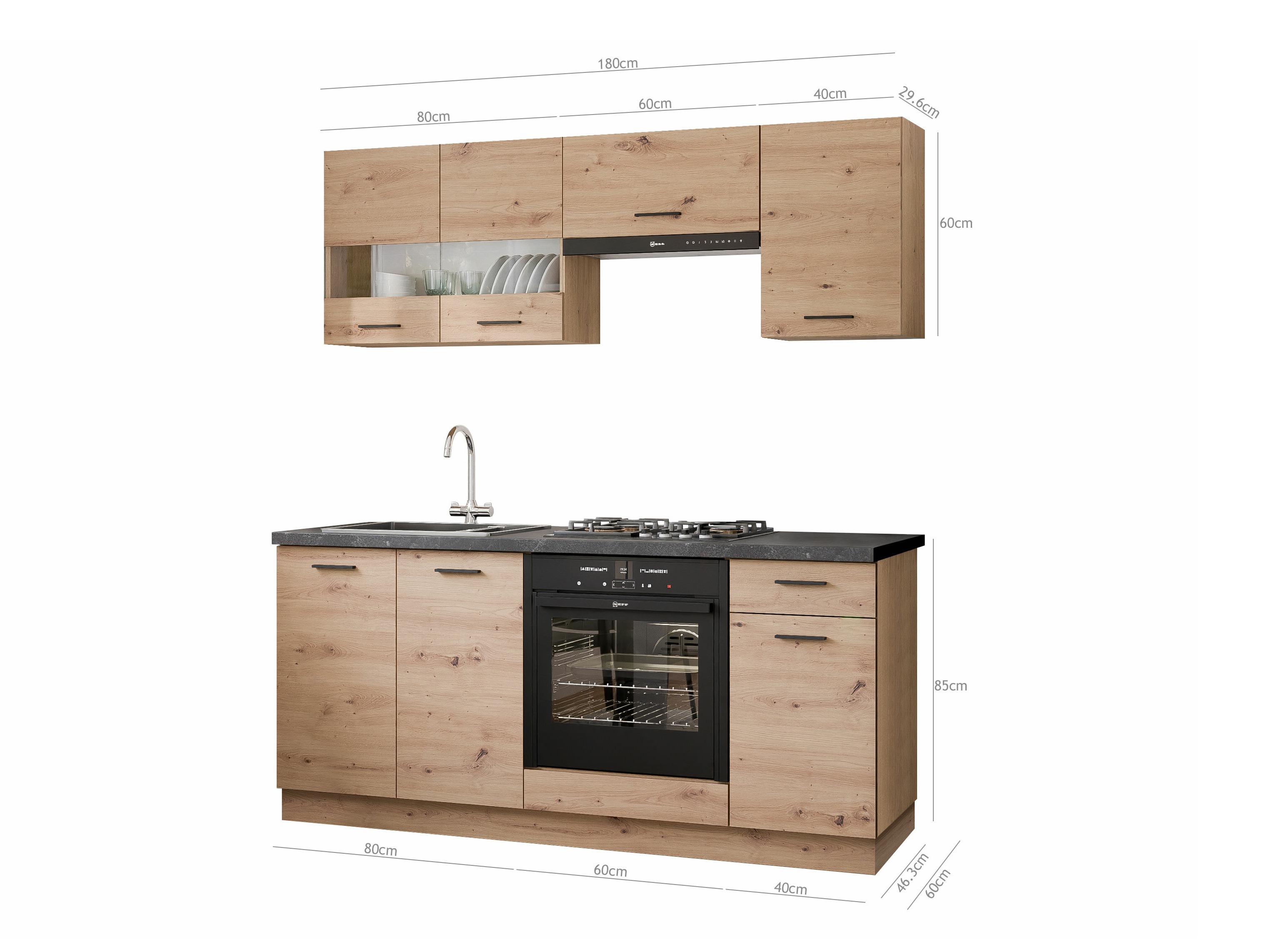 Modulares Küchenset Ati Artisan 129