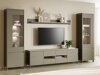 Wohnzimmer-Sets Fermaru 111 (Staubiges Grün + Eichenholzoptik)