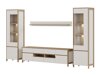 Wohnzimmer-Sets Fermaru 111 (Weiß + Eichenholzoptik)