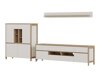 Wohnzimmer-Sets Fermaru 112 (Weiß + Eichenholzoptik)