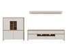 Wohnzimmer-Sets Fermaru 112 (Weiß + Eichenholzoptik)