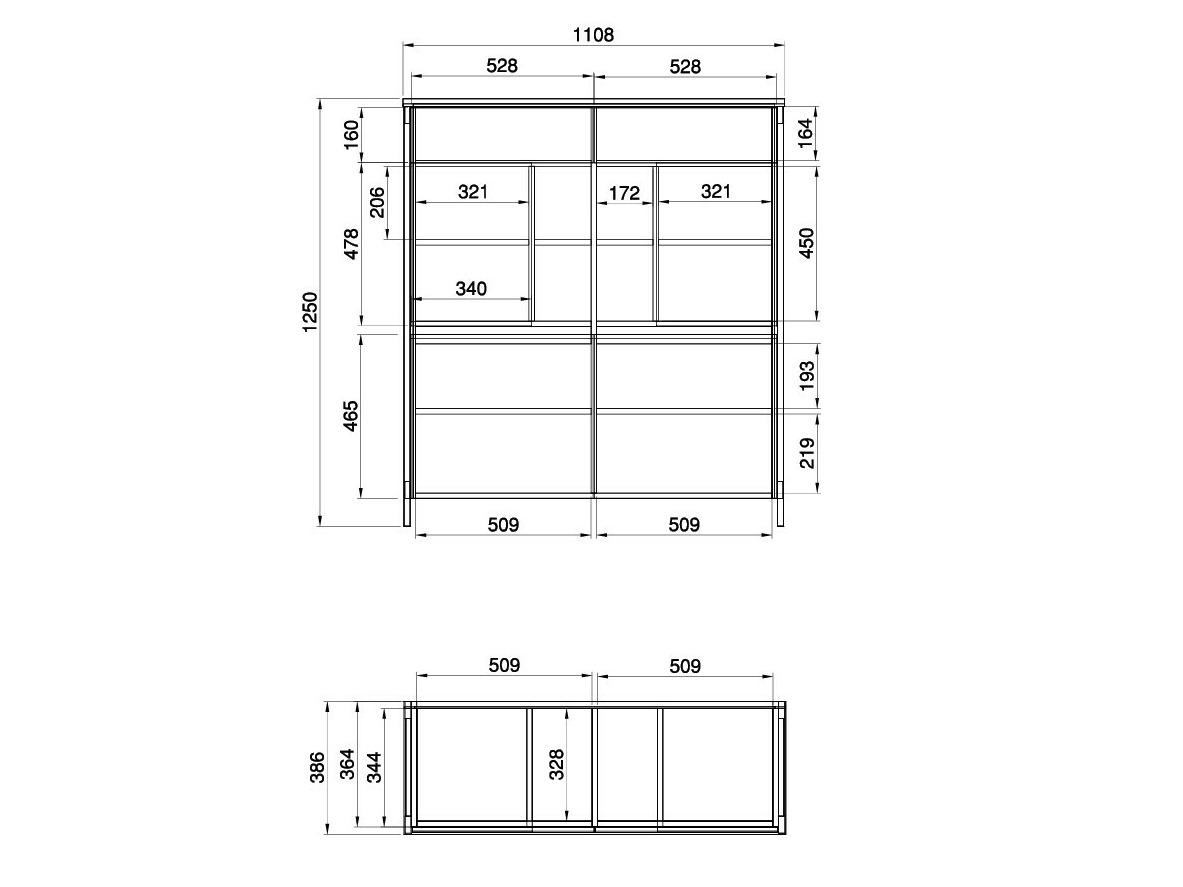 Wohnzimmer-Sets Fermaru 112 (Weiß + Eichenholzoptik)
