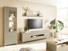 Wohnzimmer-Sets Fermaru 113 (Staubiges Grün + Eichenholzoptik)