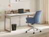 Bürotisch Fermaru 115 (Weiß + Eichenholzoptik)