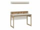 Bürotisch Fermaru 115 (Weiß + Eichenholzoptik)