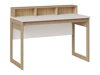 Bürotisch Fermaru 115 (Weiß + Eichenholzoptik)