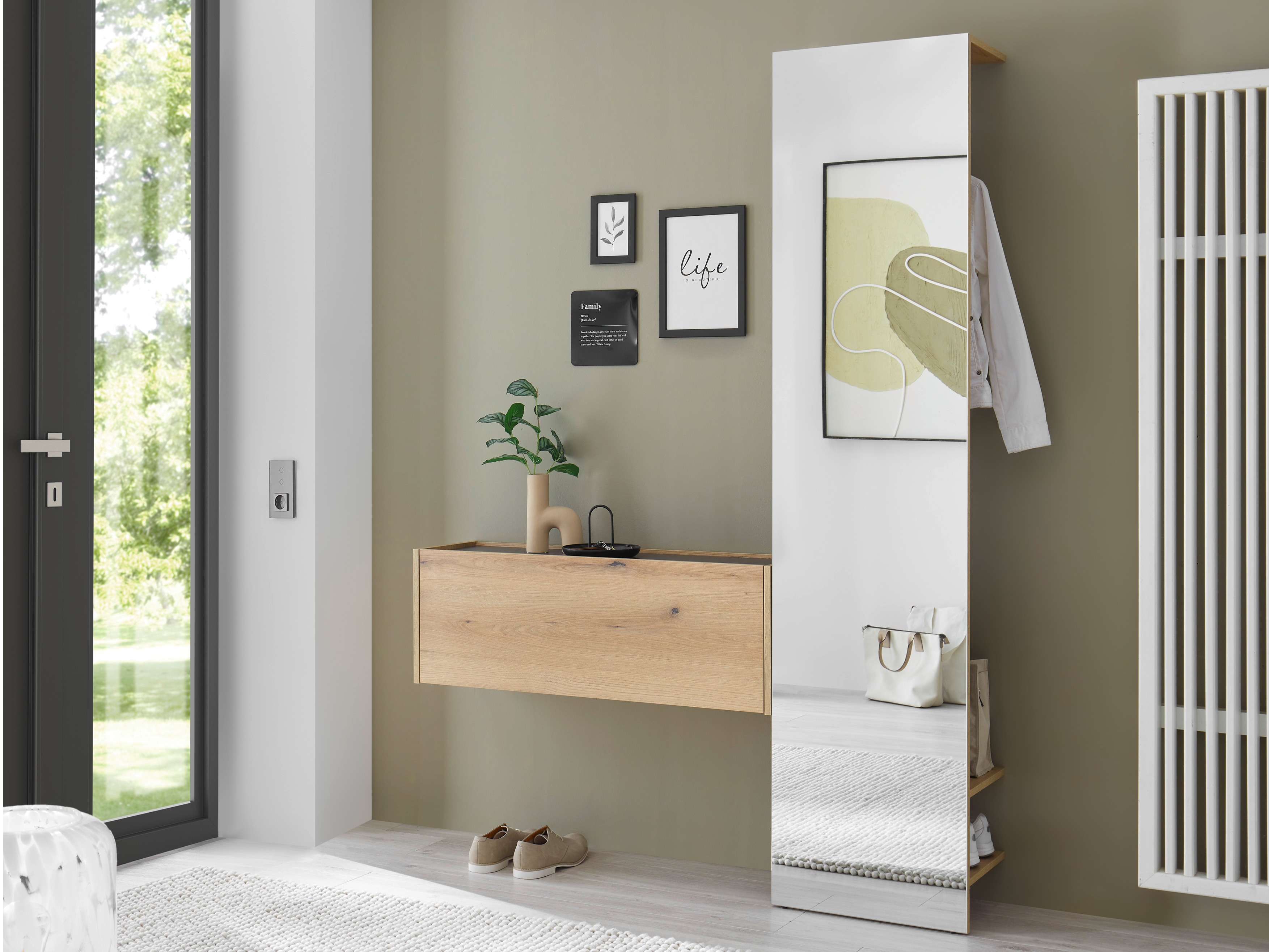 Flurgarnitur Elbsori 166 (Eichenholzoptik)