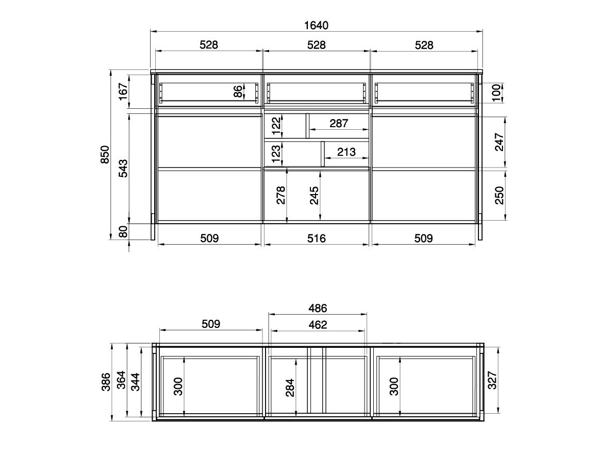 Heimbüro-Set Fermaru 116 (Weiß + Eichenholzoptik)