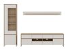 Wohnzimmer-Sets Fermaru 113 (Weiß + Eichenholzoptik)