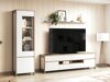 Wohnzimmer-Sets Fermaru 113 (Weiß + Eichenholzoptik)