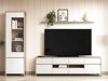 Wohnzimmer-Sets Fermaru 113 (Weiß + Eichenholzoptik)