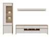 Wohnzimmer-Sets Fermaru 113 (Weiß + Eichenholzoptik)