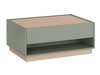 Couchtisch Elbsori 123 (Grün + Eichenholzoptik)
