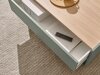 Couchtisch Elbsori 123 (Grün + Eichenholzoptik)