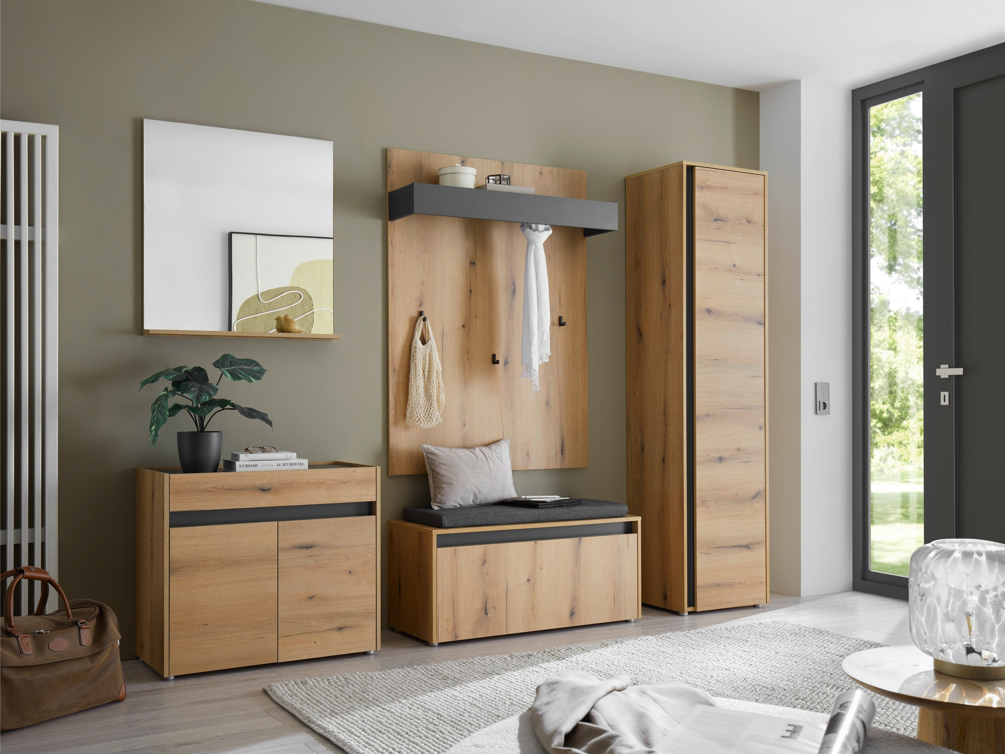 Flurgarnitur Elbsori 168 (Eichenholzoptik)