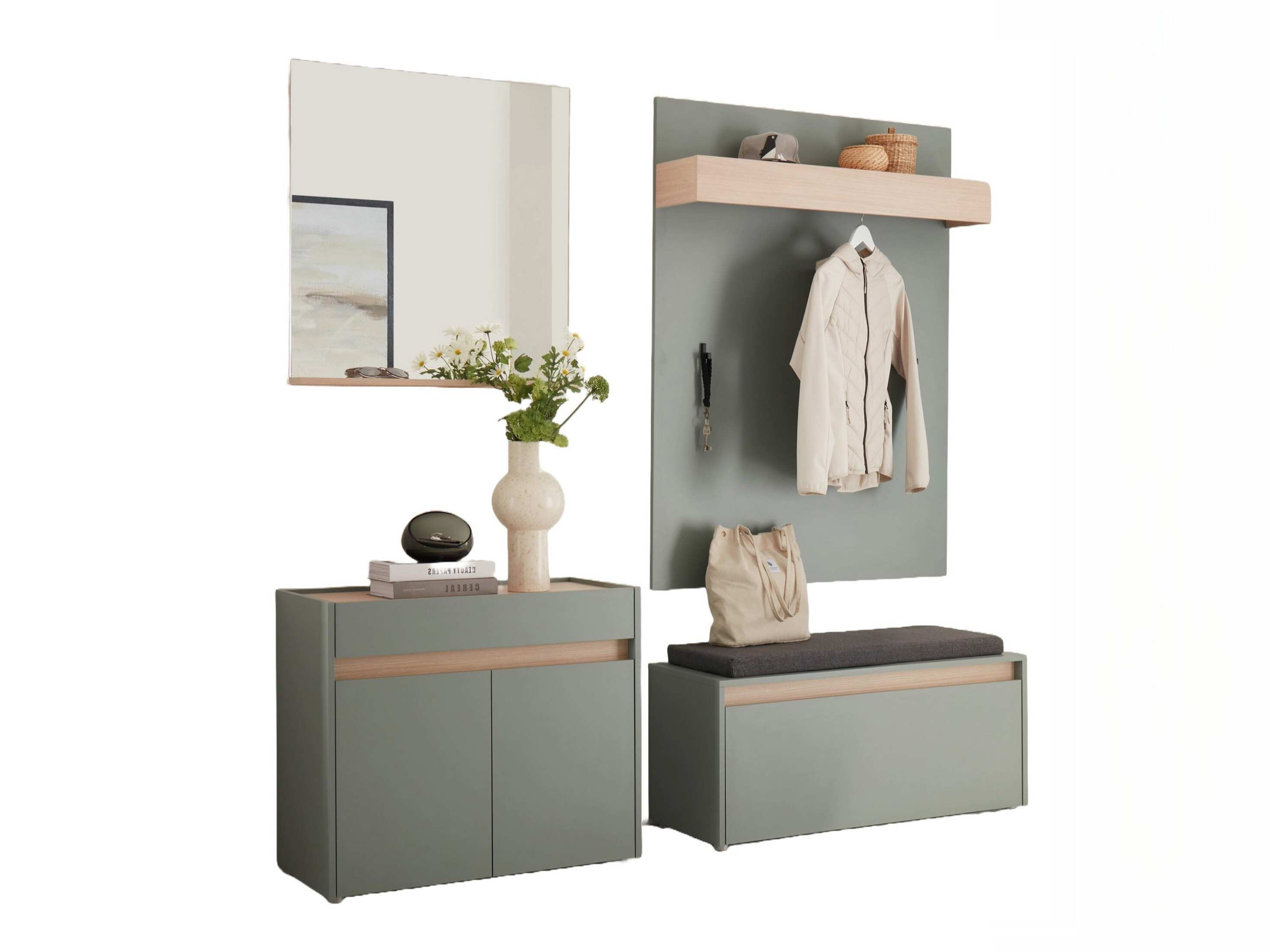 Flurgarnitur Elbsori 168 (Grün)