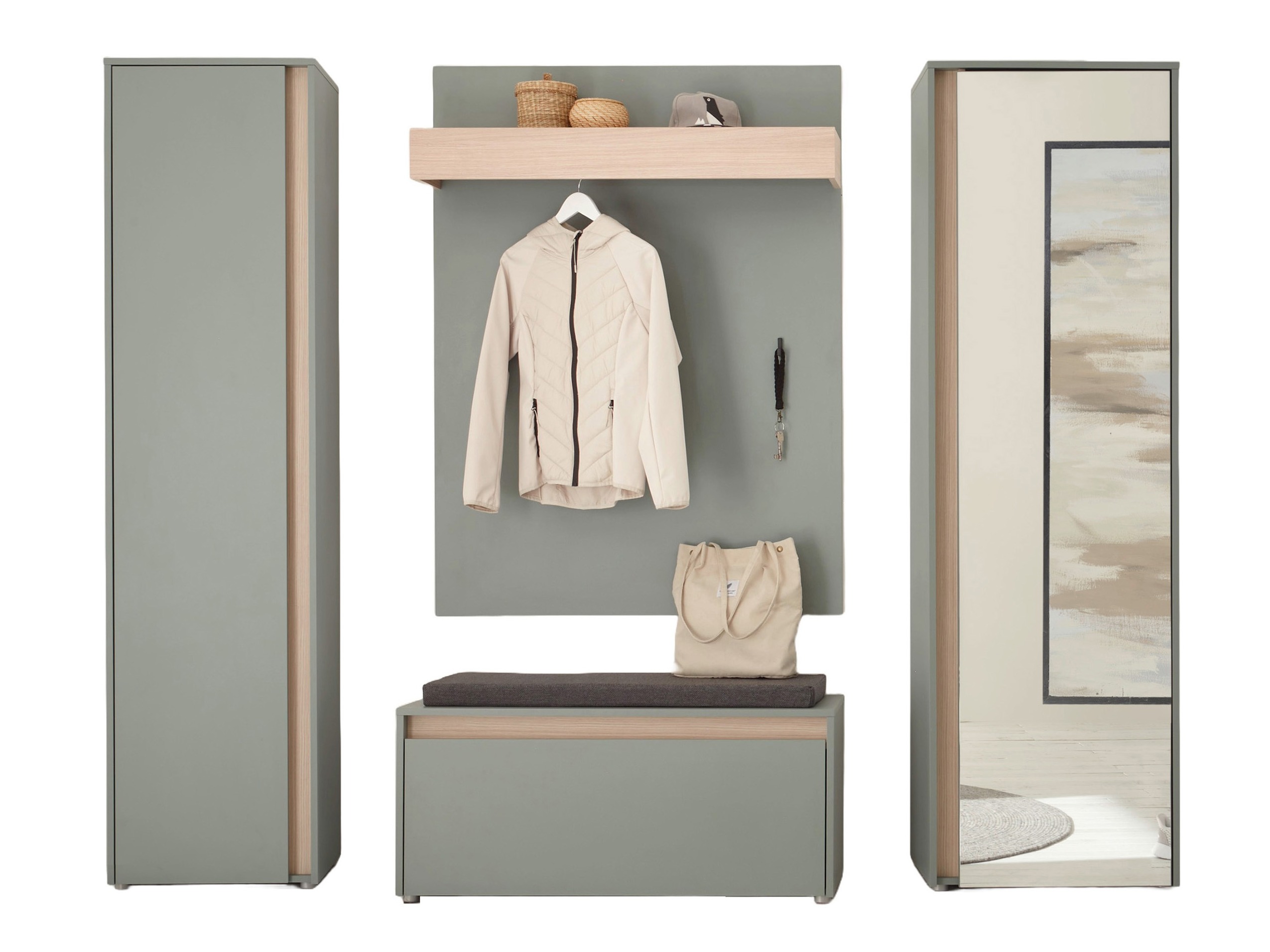 Flurgarnitur Elbsori 169 (Grün)