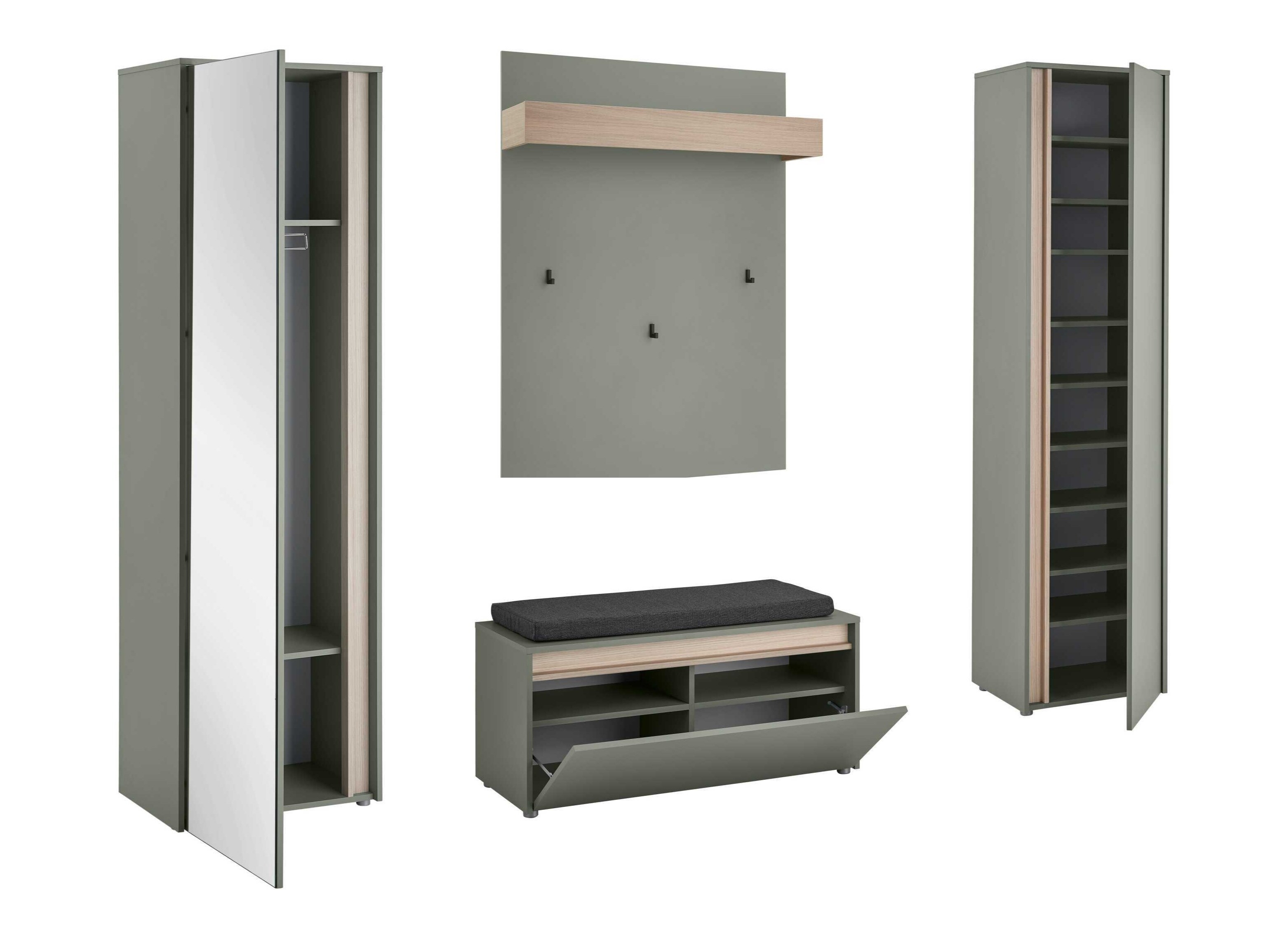 Flurgarnitur Elbsori 169 (Grün)