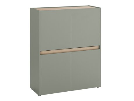 Sideboard Elbsori 111 (Grün + Eichenholzoptik)