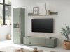 TV-Möbel Elbsori 115 (Grün + Eichenholzoptik)