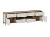 Wohnzimmer-Sets Fermaru 113 (Weiß + Eichenholzoptik)