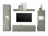 Wohnzimmer-Sets Elbsori 130 (Grün + Eichenholzoptik)