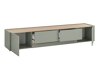 Wohnzimmer-Sets Elbsori 130 (Grün + Eichenholzoptik)