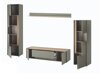 Wohnzimmer-Sets Elbsori 130 (Grün + Eichenholzoptik)