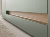 Wohnzimmer-Sets Elbsori 132 (Grün + Eichenholzoptik)