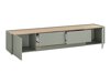 Wohnzimmer-Sets Elbsori 132 (Grün + Eichenholzoptik)