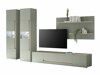 Wohnzimmer-Sets Elbsori 132 (Grün + Eichenholzoptik)