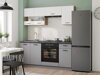 Modulares Küchenset Ati White Grey 117