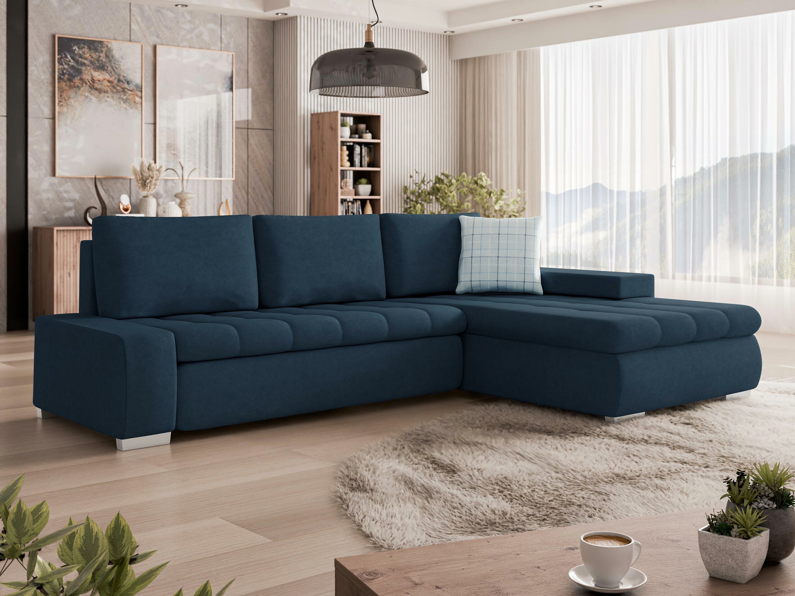 Ecksofa Comfivo 112 (Uttario Velvet 2967 + Senegal 818)