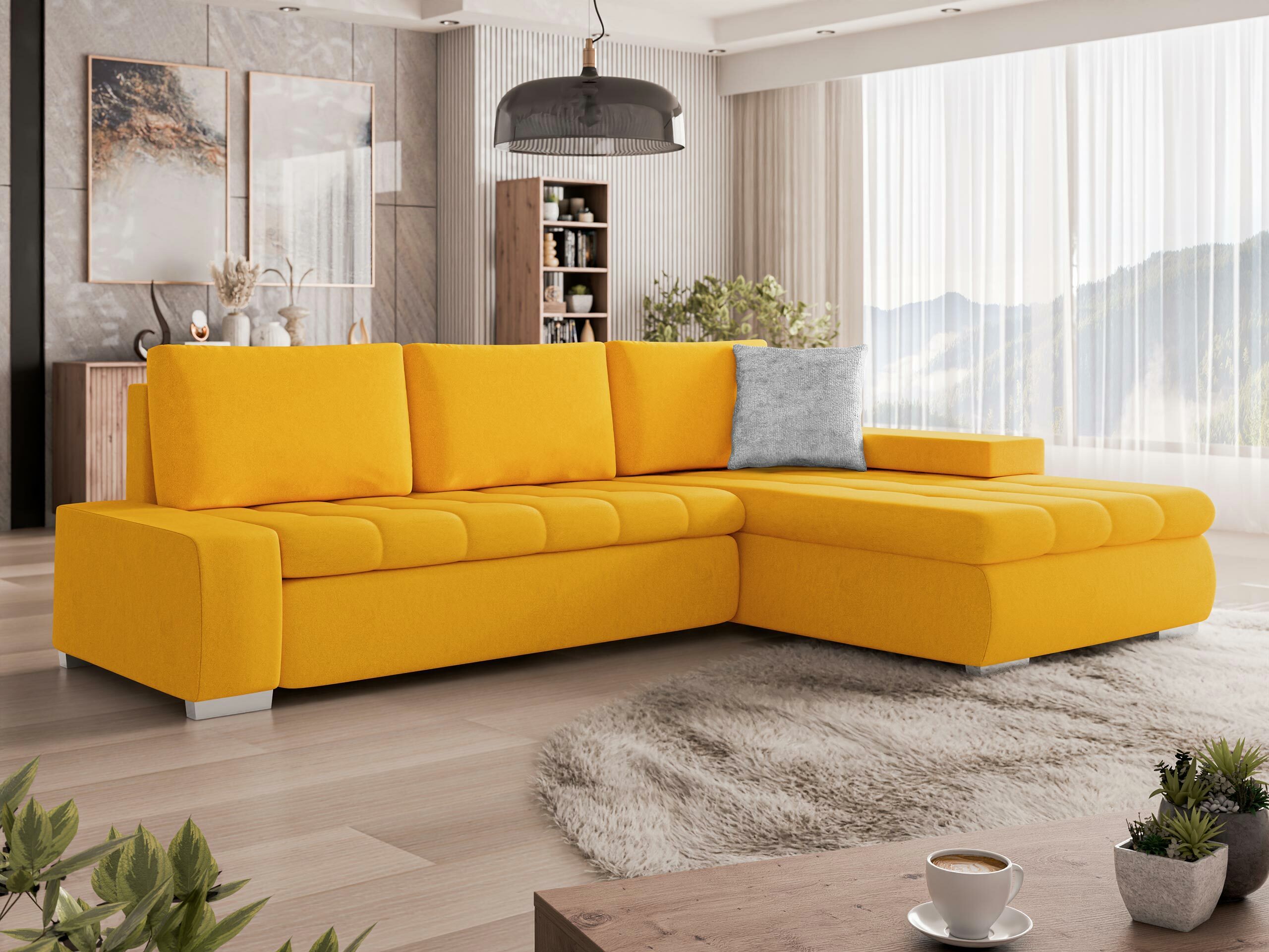 Ecksofa Comfivo 251 (Venus Velvet 2916 + Miu 2059)