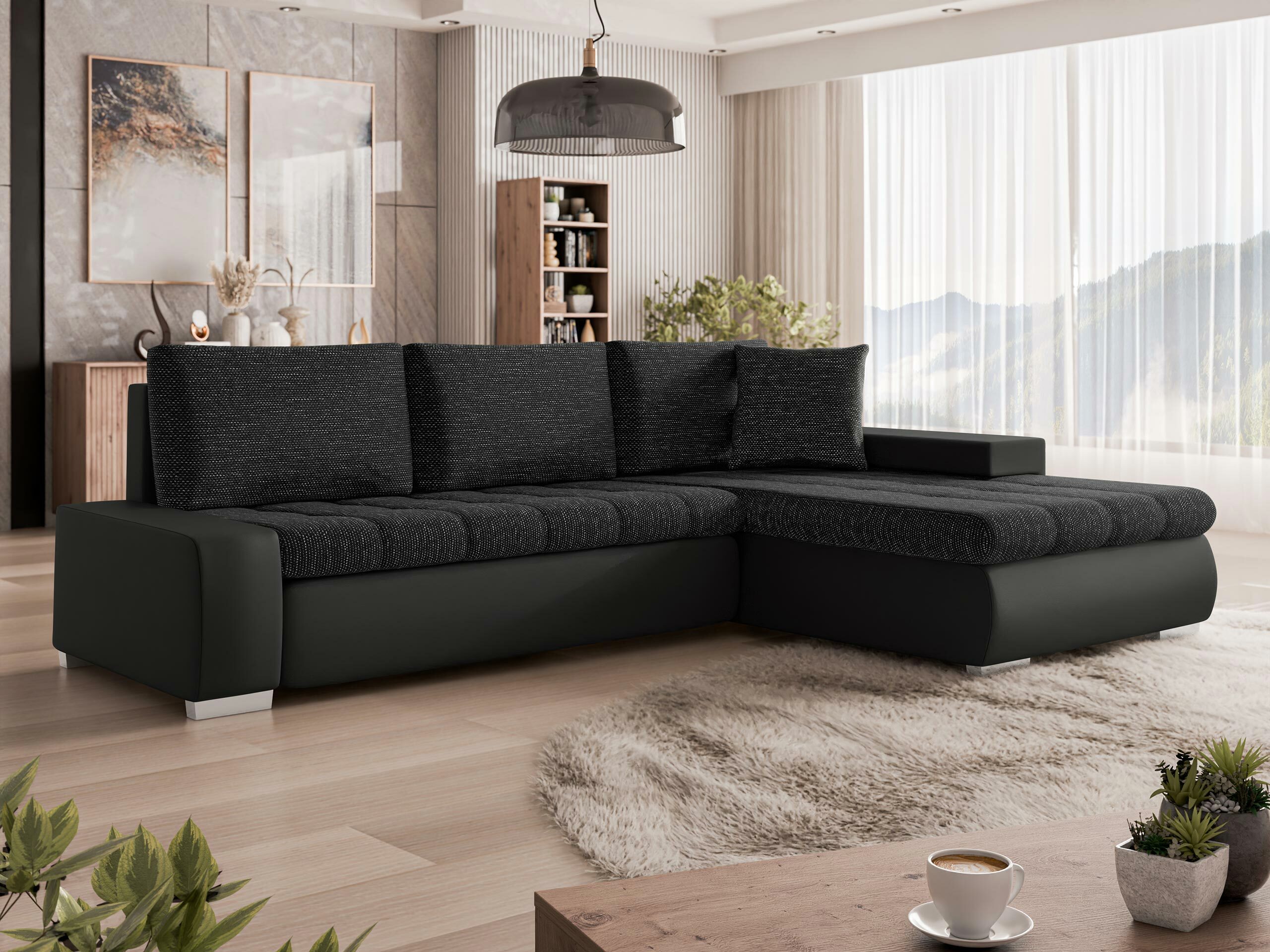 Ecksofa Comfivo Nitor (Soft 011 + Lawa 06)