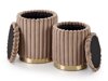 Hocker-Set Houston 2076 (Cappuccino)