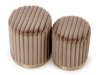 Hocker-Set Houston 2076 (Cappuccino)