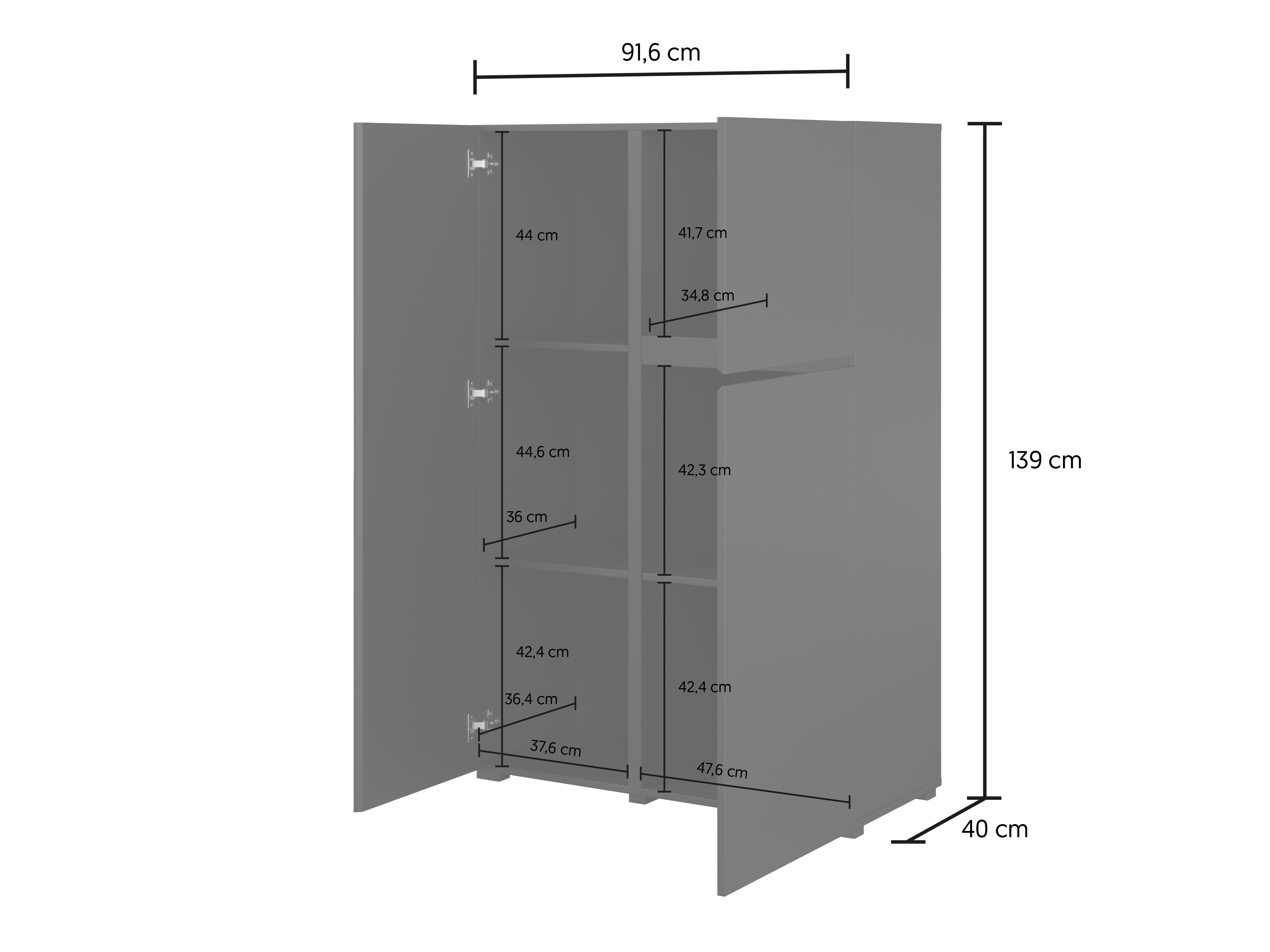 Wohnzimmer-Sets Elbleve 104 (Weiß)