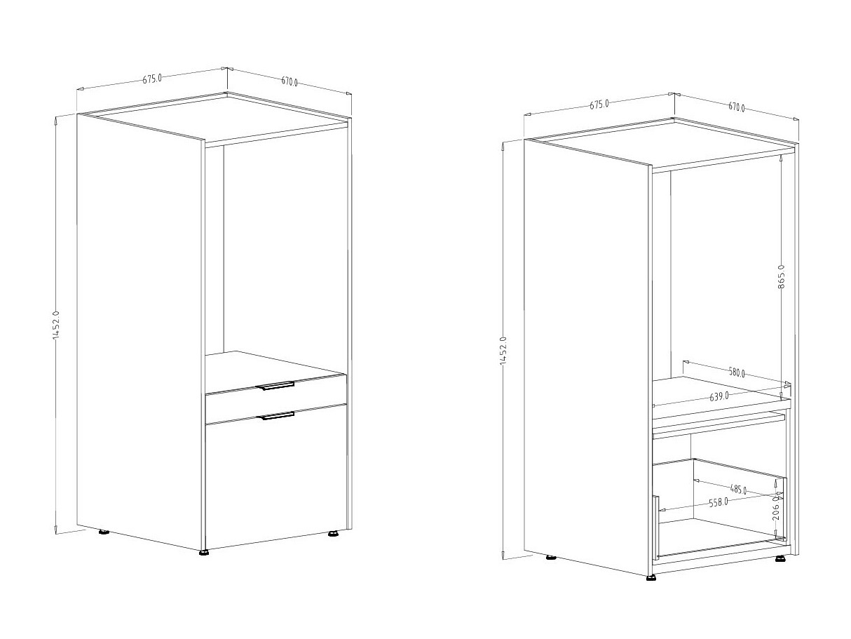 Badezimmer-Regal Austin 376 (Weiß)