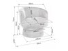 Sessel Detroit 919 (Beige)