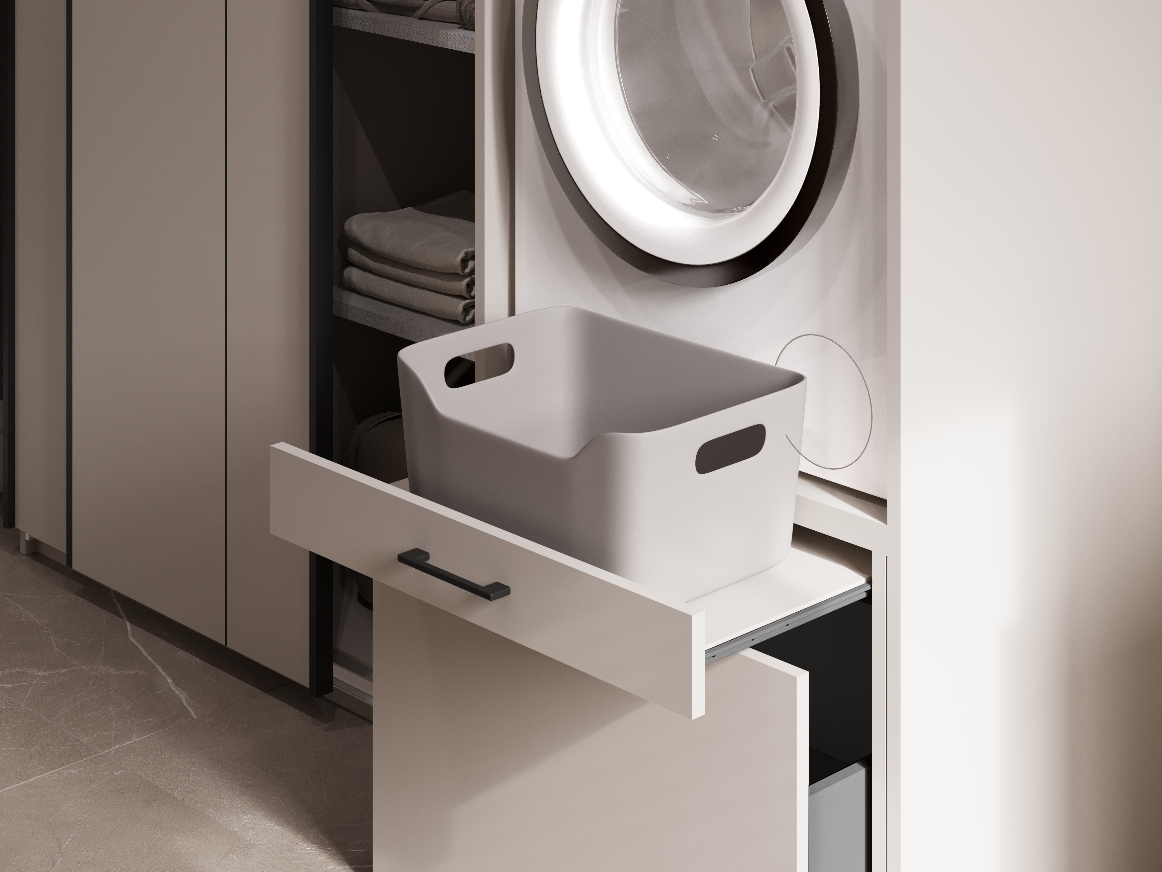 Badezimmer-Regal Novdele 102 (Kaschmir)