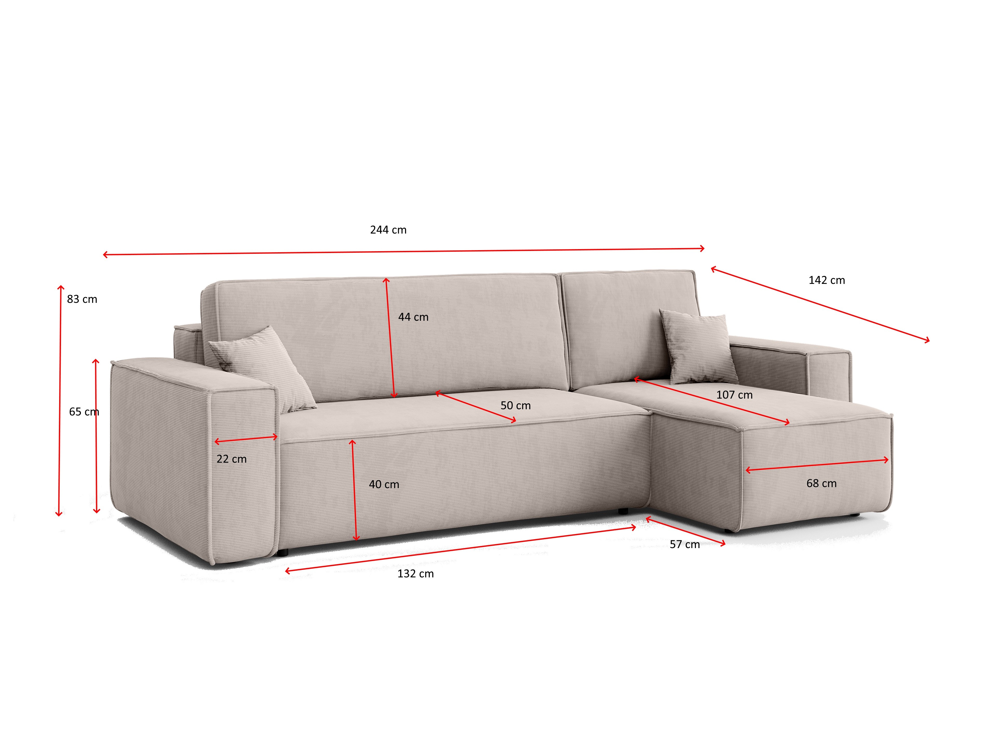 Ecksofa Calexico 100